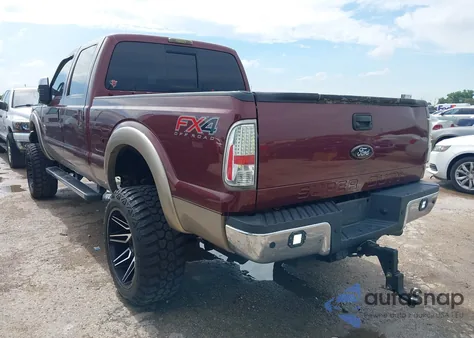 2012 Ford F-250 Lariat from USA, damaged, VIN 1FT7W2BT2CEA24873